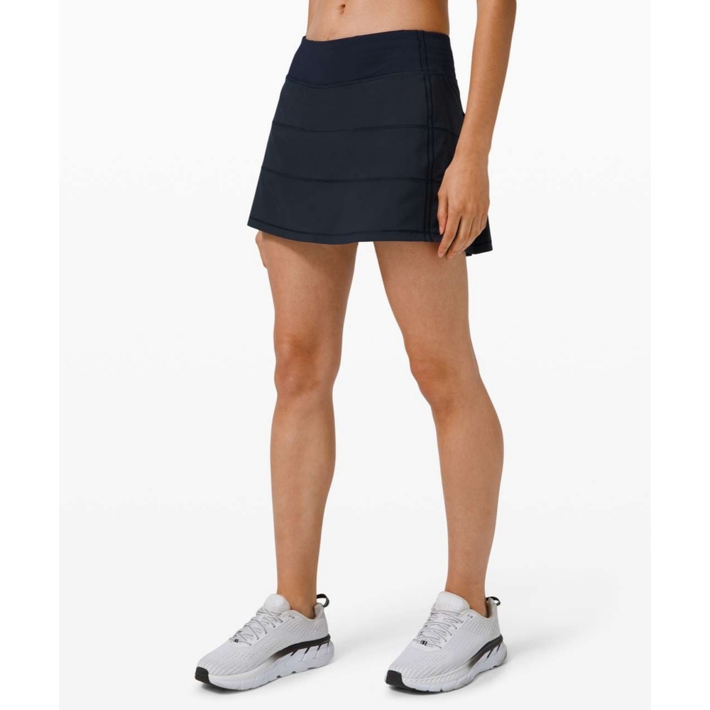 LULULEMON Pace Rival Skirt (Tall) *4-way Stretch 15" True Navy Size 8 2024